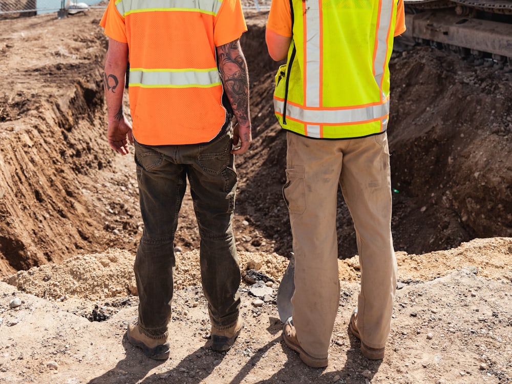 AlphaCore Construction crew on site